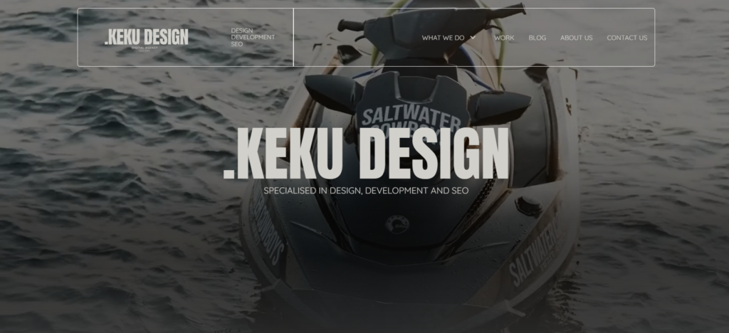 KeKu Design homepage