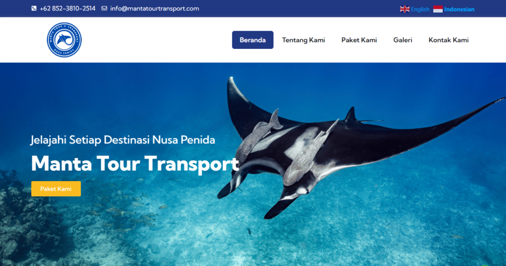 manta tour transport