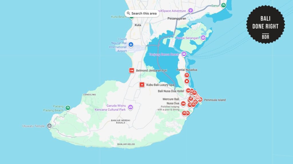 nusa-dua-bali-map