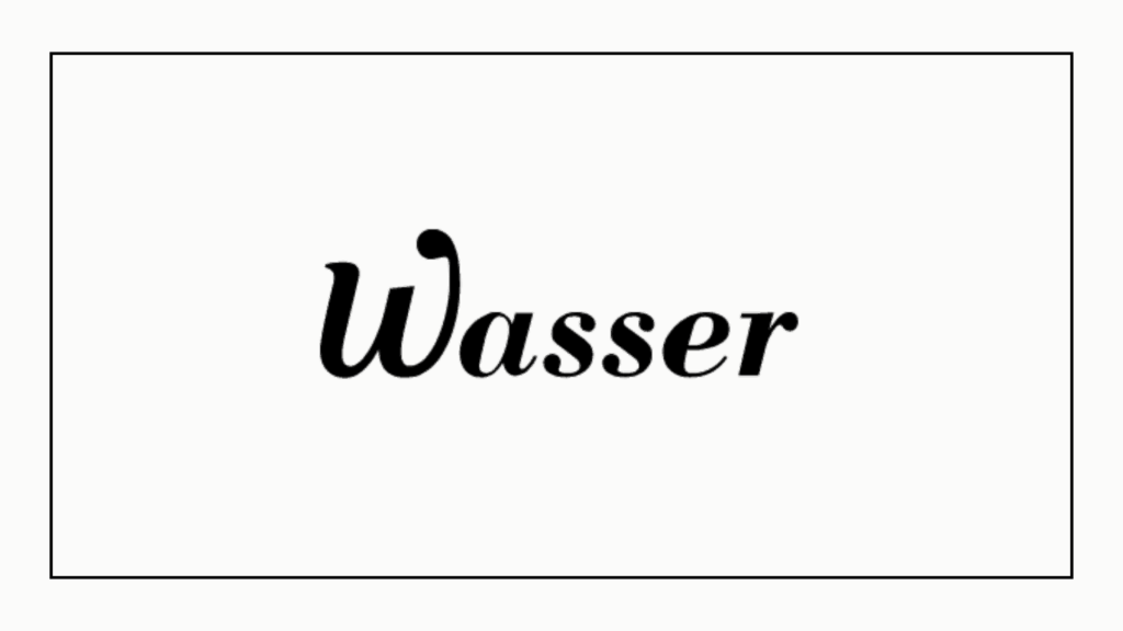 wasser