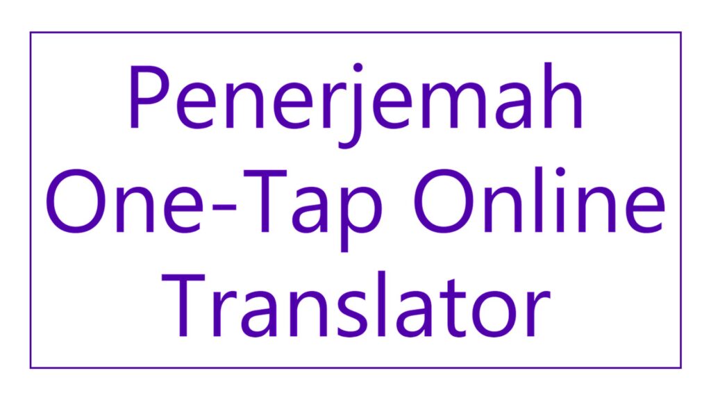 penerjemah-one-tap-online-translator-logo